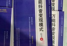 万能抖音变现模式-大佬文集网